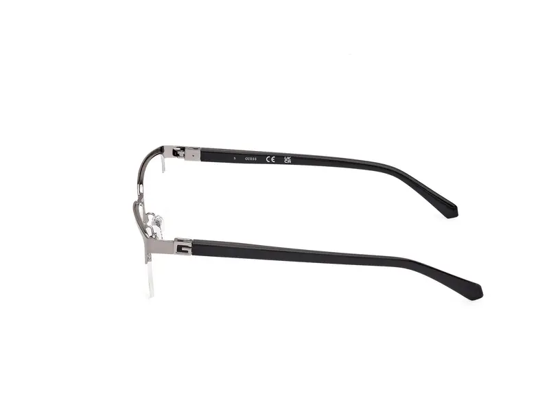 Guess Uomo GU50191 009 Montature da vista Metallo Squadrata Normale miniatura 2