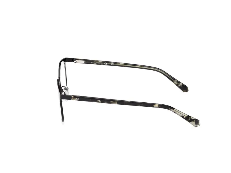 Guess Uomo GU50192 002 Montature da vista Metallo Nero Rotonda Normale miniatura 2