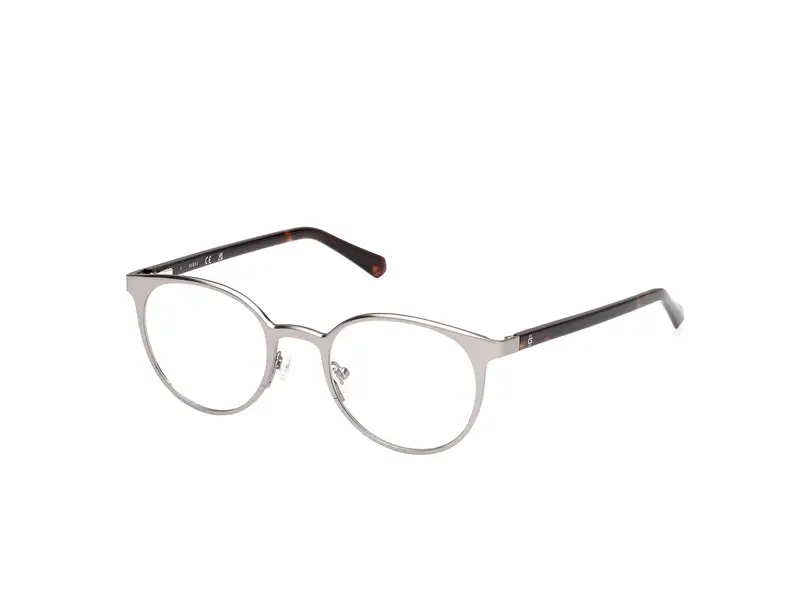 Guess Uomo GU50192 009 Montature da vista Metallo   Rotonda Normale