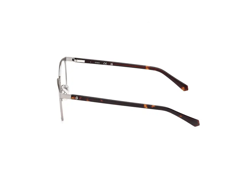 Guess Uomo GU50192 009 Montature da vista Metallo Rotonda Normale miniatura 2