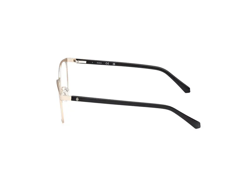 Guess Uomo GU50192 032 Montature da vista Metallo Oro Rotonda Normale miniatura 2