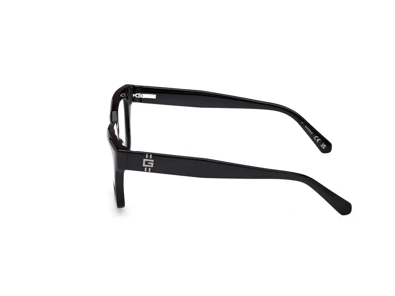 Guess Uomo GU50238 1 Montature da vista Acetato Nero Squadrata Normale miniatura 2