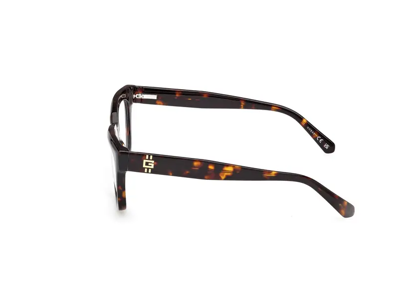Guess Uomo GU50238 52 Montature da vista Acetato Havana Squadrata Normale miniatura 2