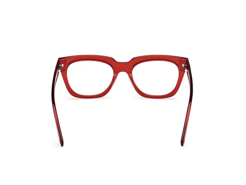 Guess Uomo GU50238 66 Montature da vista Acetato Rosso Squadrata Normale miniatura 3