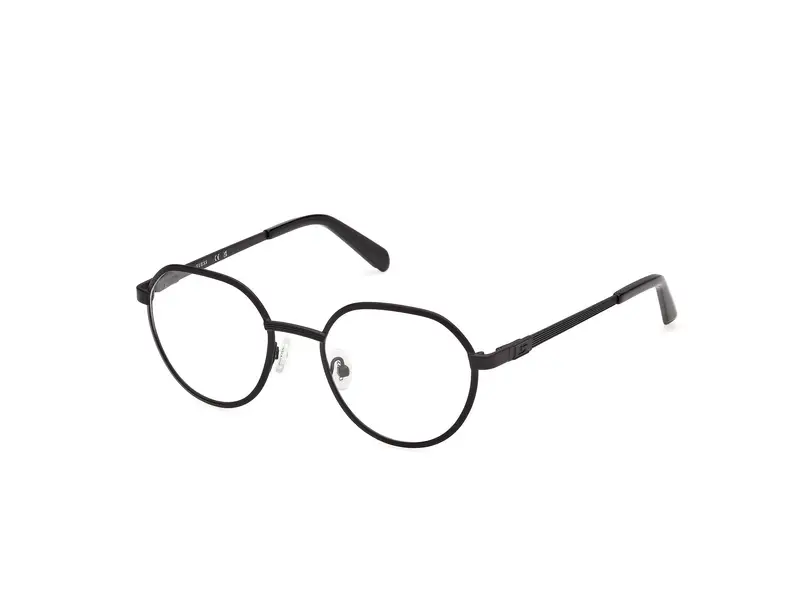 Guess Uomo GU50239 2 Montature da vista Metallo Nero Rotonda Normale