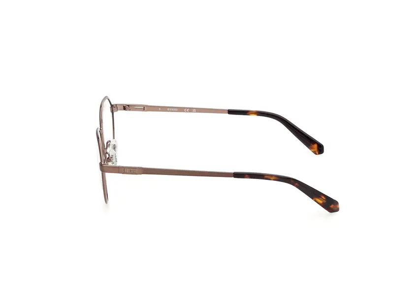 Guess Uomo GU50239 37 Montature da vista Metallo Bronzo Rotonda Normale miniatura 2