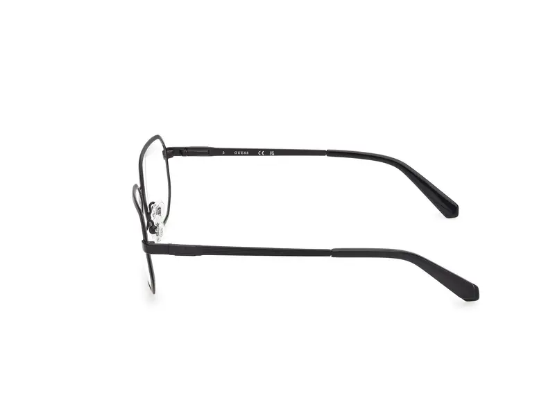Guess Uomo GU50240 2 Montature da vista Metallo Nero Geometrica Normale miniatura 2