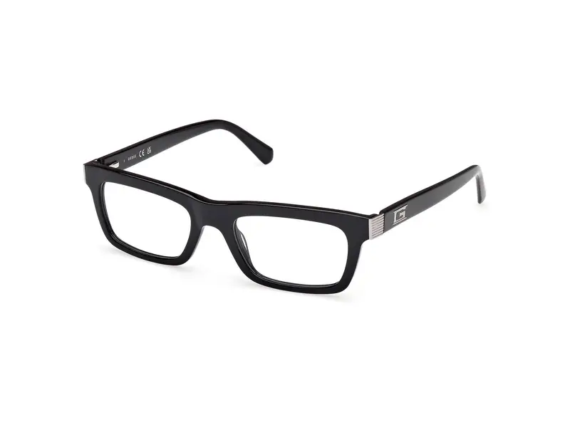 Guess Uomo GU50242 1 Montature da vista Acetato Nero Squadrata Normale
