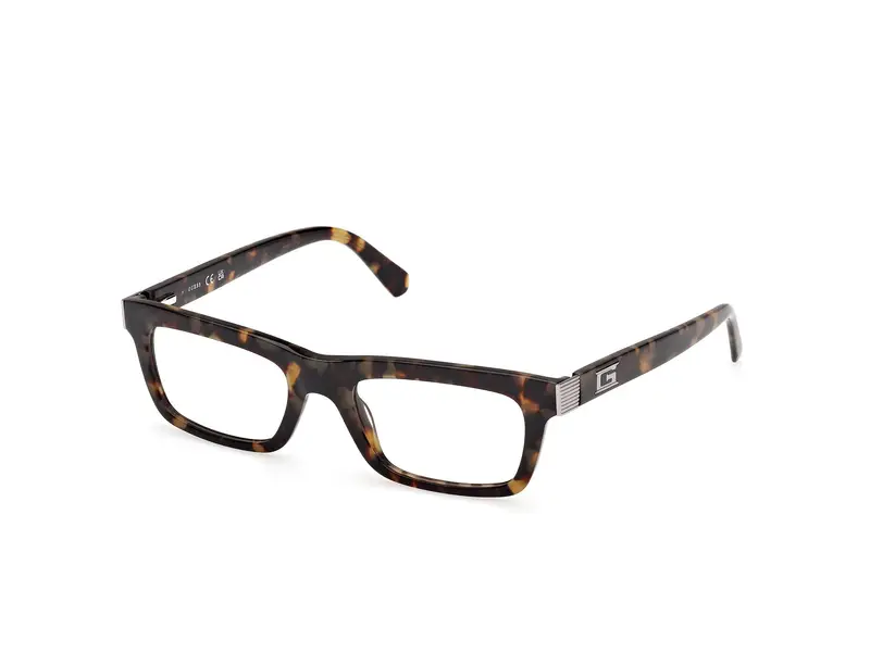 Guess Uomo GU50242 53 Montature da vista Acetato Havana Squadrata Normale