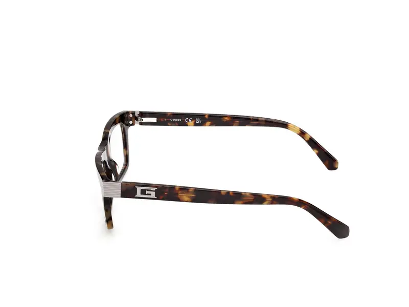 Guess Uomo GU50242 53 Montature da vista Acetato Havana Squadrata Normale miniatura 2
