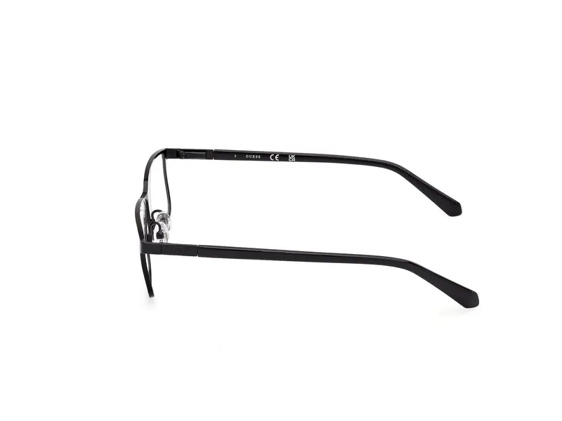 Guess Uomo GU50244 2 Montature da vista Metallo Nero Squadrata Normale miniatura 2