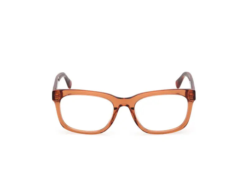 Uomo GU50251 042 Montature da vista Acetato Arancione Squadrata Normale miniatura 2