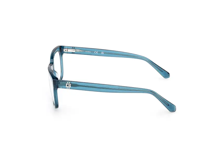 Uomo GU50251 087 Montature da vista Acetato Turchese Squadrata Normale miniatura 3