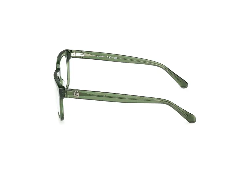 Uomo GU50251 096 Montature da vista Acetato Verde Squadrata Normale miniatura 3