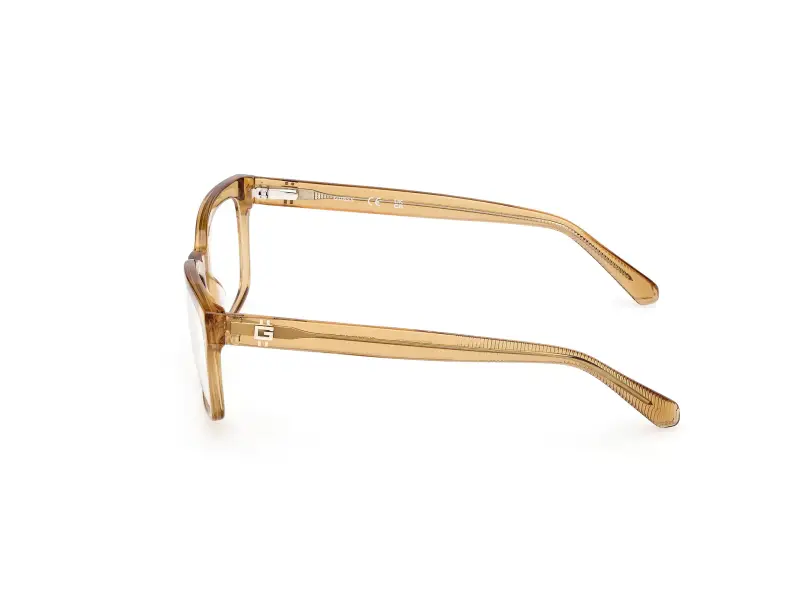 Uomo GU50252 039 Montature da vista Acetato Giallo Squadrata Normale miniatura 3