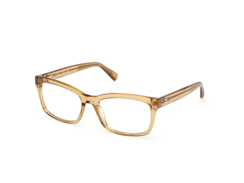 Uomo GU50252 039 Montature da vista Acetato Giallo Squadrata Normale