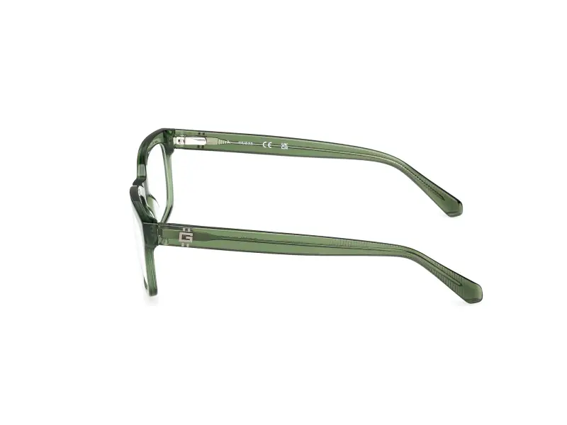 Uomo GU50252 096 Montature da vista Acetato Verde Squadrata Normale miniatura 3