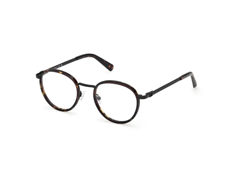 Uomo GU50324 052 Montature da vista Iniettato Havana Rotonda Normale