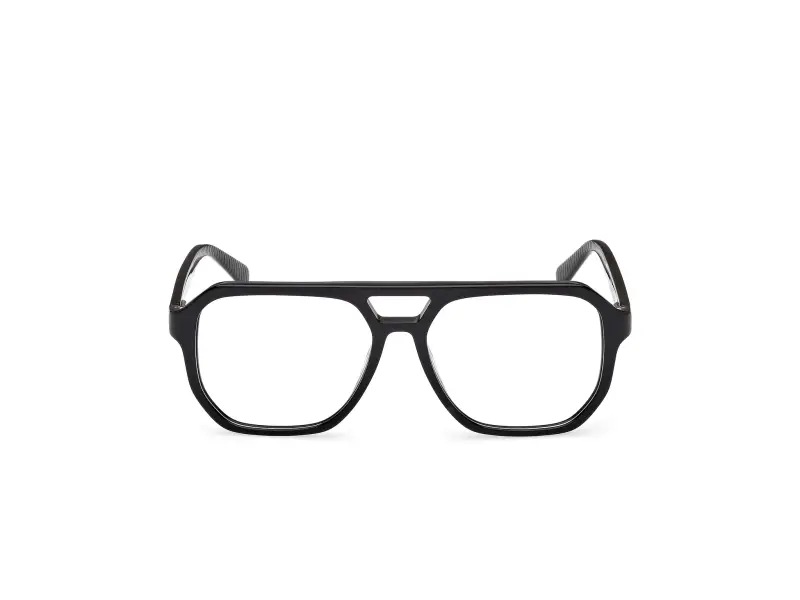 Uomo GU50327 001 Montature da vista Acetato Nero Squadrata Normale miniatura 2