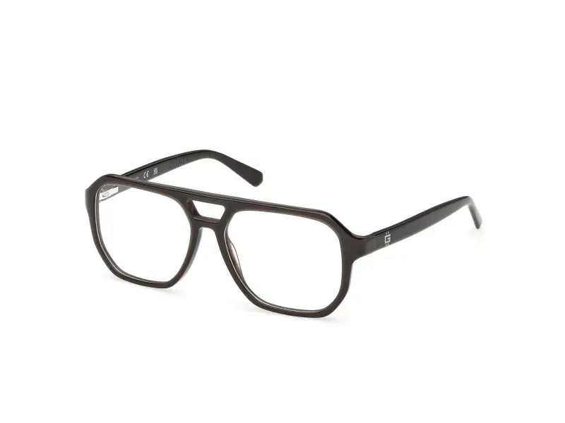 Uomo GU50327 096 Montature da vista Acetato Verde Squadrata Normale