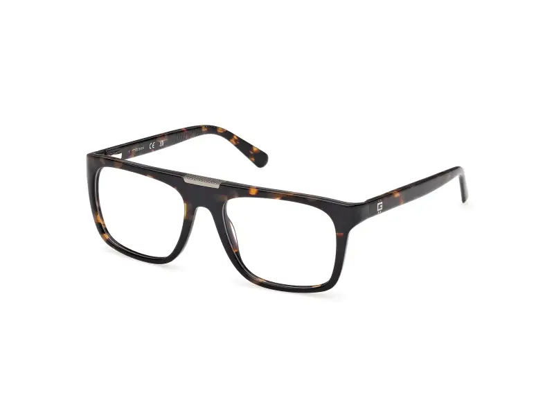 Uomo GU50328 052 Montature da vista Acetato Havana Squadrata Normale