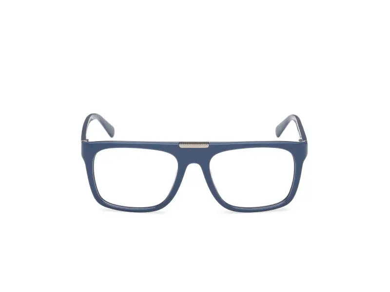 Uomo GU50328 090 Montature da vista Acetato Blu Squadrata Normale miniatura 2