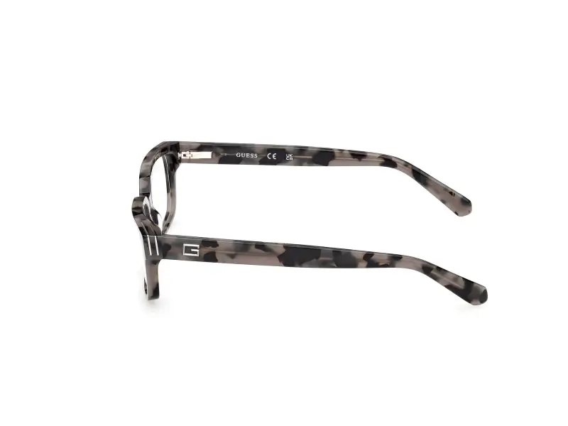 Uomo GU50329 020 Montature da vista Acetato Grigio Squadrata Normale miniatura 3