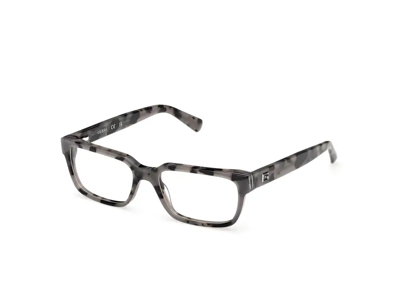 Uomo GU50329 020 Montature da vista Acetato Grigio Squadrata Normale