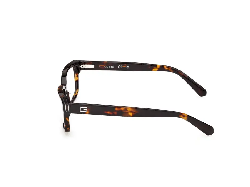 Uomo GU50329 052 Montature da vista Acetato Havana Squadrata Normale miniatura 3