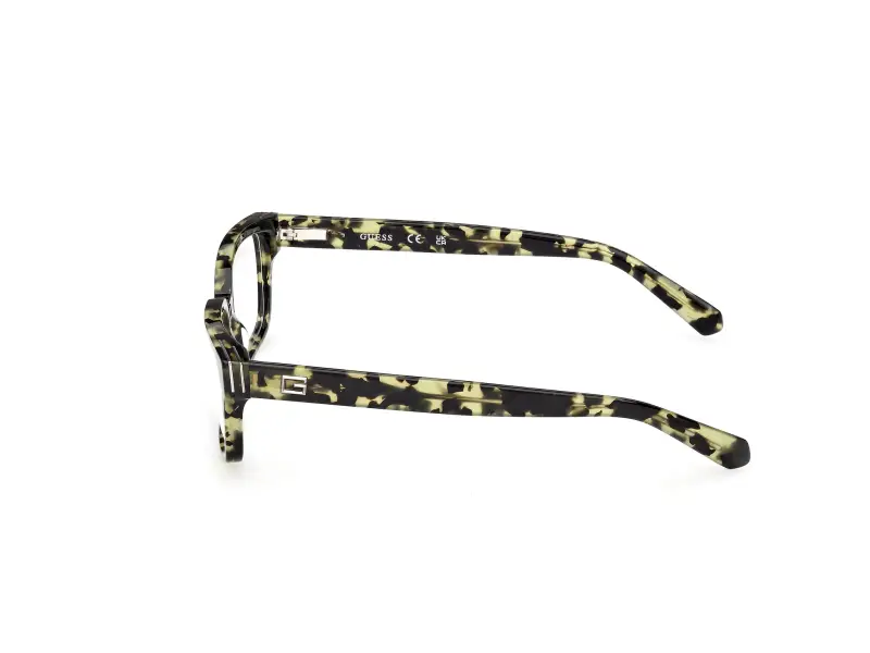 Uomo GU50329 098 Montature da vista Acetato Verde Squadrata Normale miniatura 3