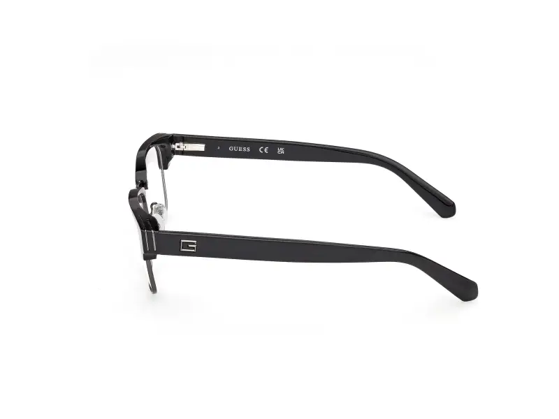 Uomo GU50330 001 Montature da vista Acetato Nero Squadrata Normale miniatura 3