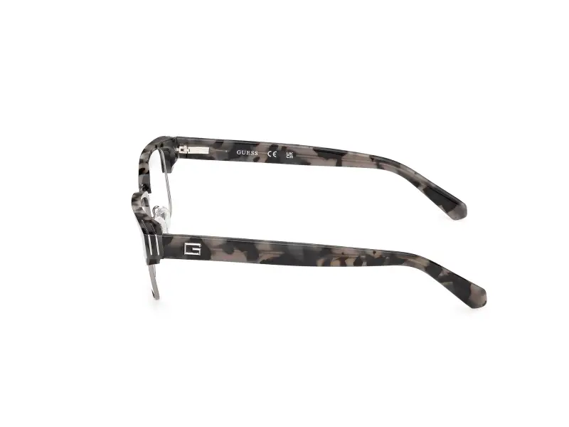 Uomo GU50330 020 Montature da vista Acetato Grigio Squadrata Normale miniatura 3