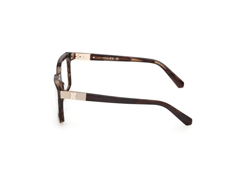 Uomo GU50331 050 Montature da vista Acetato Marrone Squadrata Normale miniatura 3