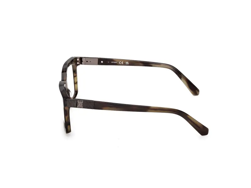 Uomo GU50331 098 Montature da vista Acetato Verde Squadrata Normale miniatura 3