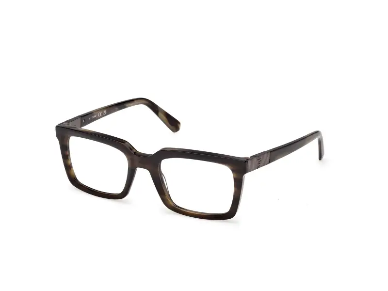 Uomo GU50331 098 Montature da vista Acetato Verde Squadrata Normale