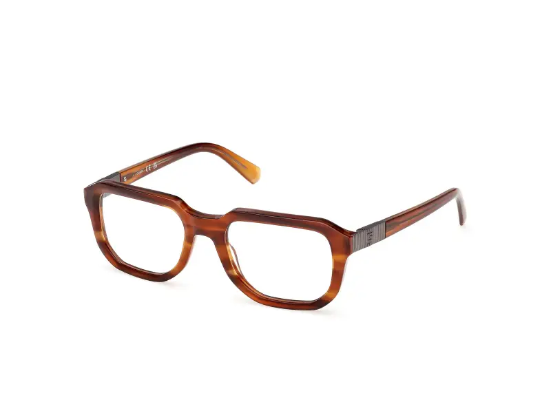 Uomo GU50332 047 Montature da vista Acetato Marrone Squadrata Normale
