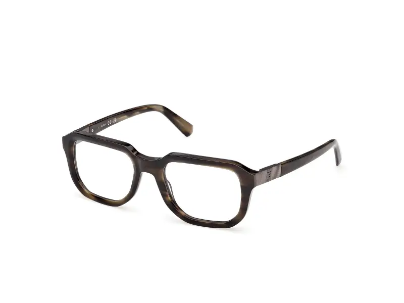 Uomo GU50332 098 Montature da vista Acetato Verde Squadrata Normale