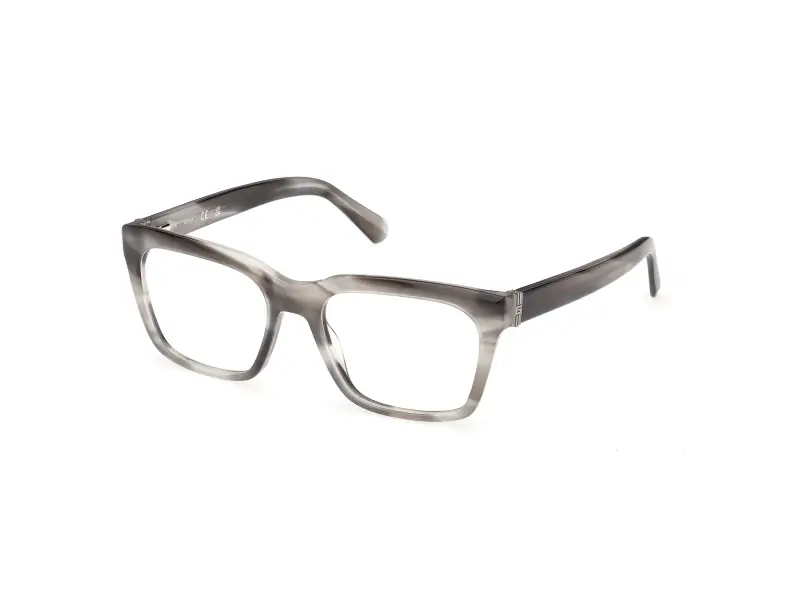 Uomo Guess GU50365 020 Montature da vista Acetato Grigio Squadrata Normale