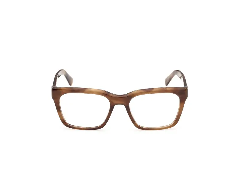Uomo Guess GU50365 050 Montature da vista Acetato Marrone Squadrata Normale miniatura 2