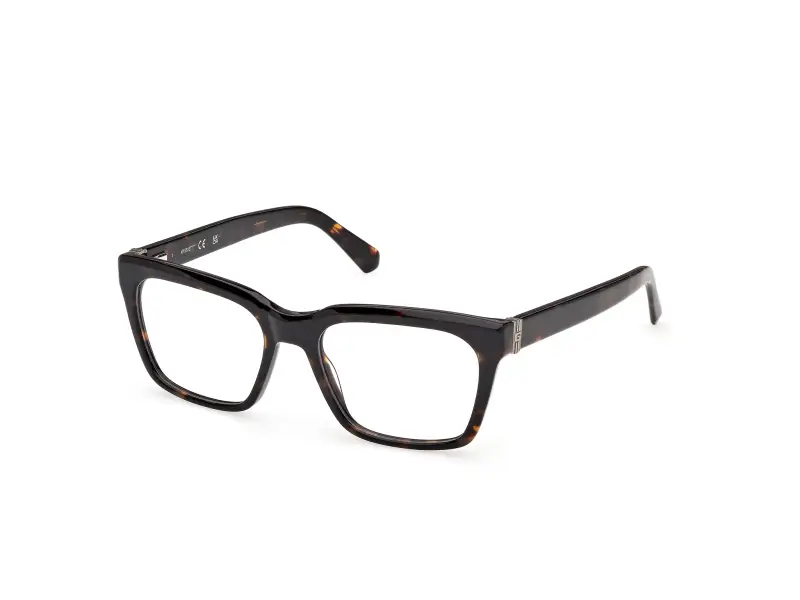 Uomo Guess GU50365 052 Montature da vista Acetato Havana Squadrata Normale