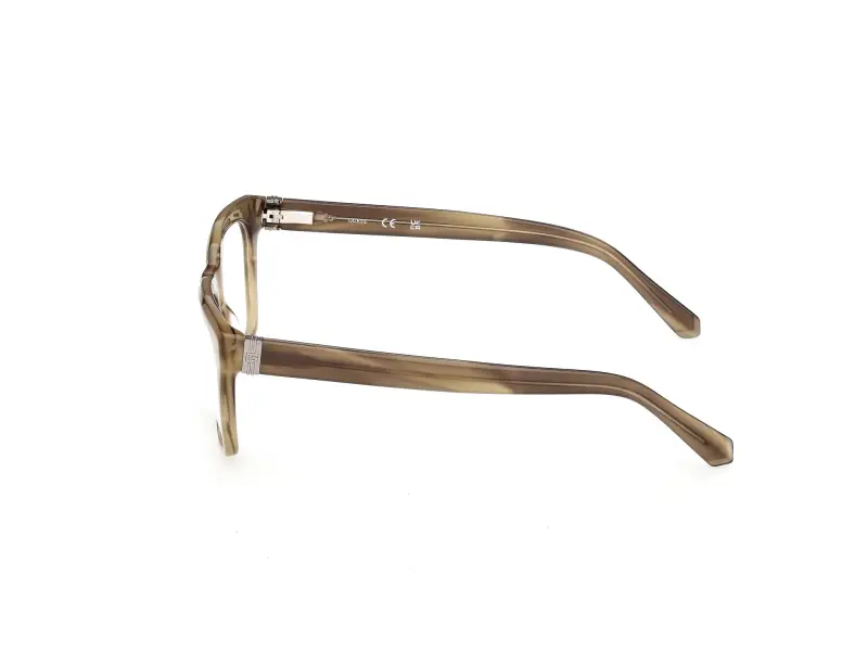 Uomo Guess GU50365 095 Montature da vista Acetato Verde Squadrata Normale miniatura 3