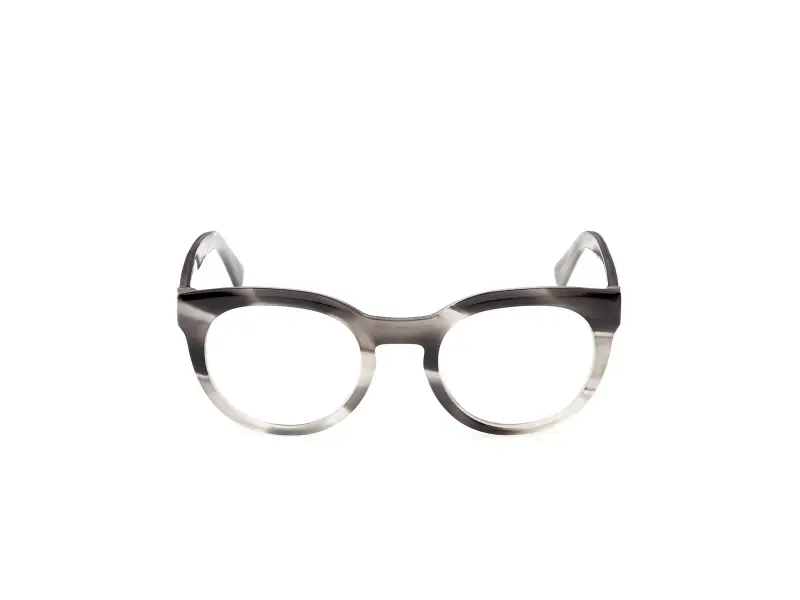 Uomo Guess GU50366 020 Montature da vista Acetato Grigio Rotonda Normale miniatura 2
