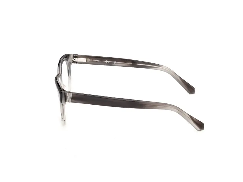 Uomo Guess GU50366 020 Montature da vista Acetato Grigio Rotonda Normale miniatura 3