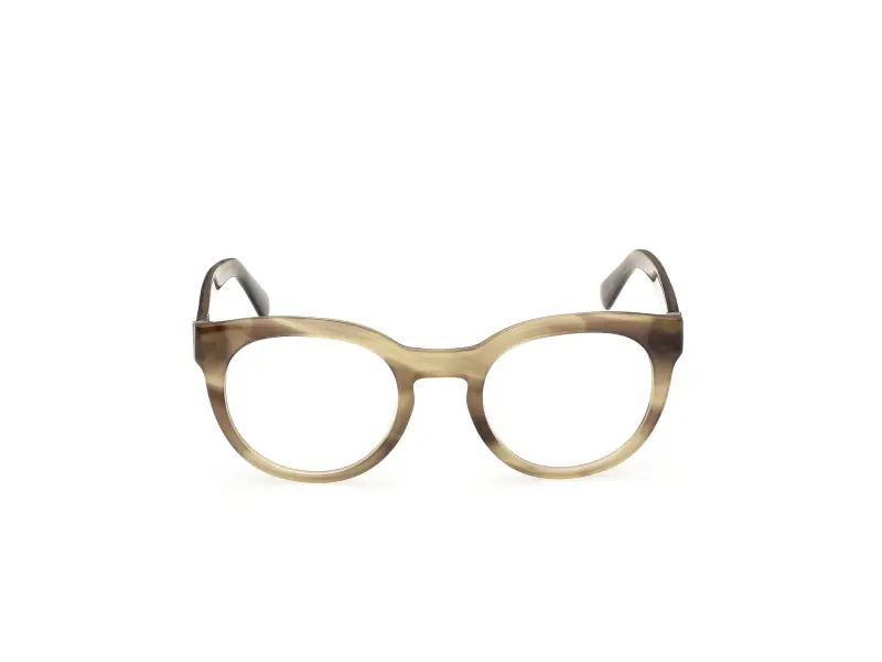 Uomo Guess GU50366 095 Montature da vista Acetato Verde Rotonda Normale miniatura 2