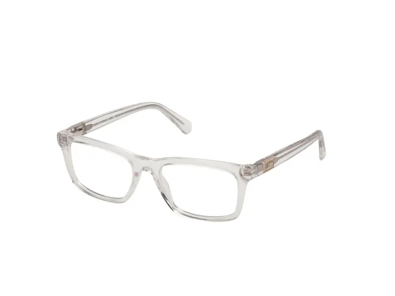 Uomo Guess GU50368 026 Montature da vista Acetato Trasparente Squadrata Normale