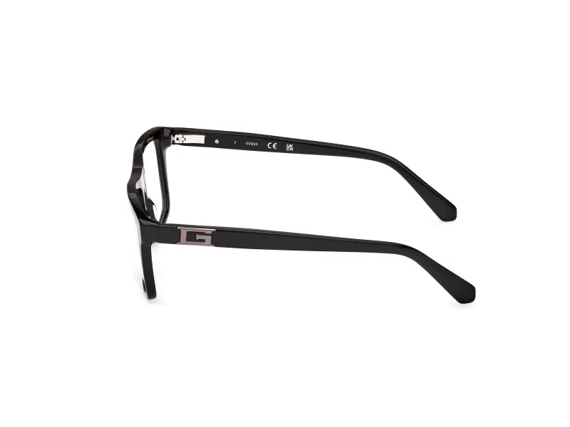 Uomo Guess GU50369 001 Montature da vista Acetato Nero Squadrata Normale miniatura 3