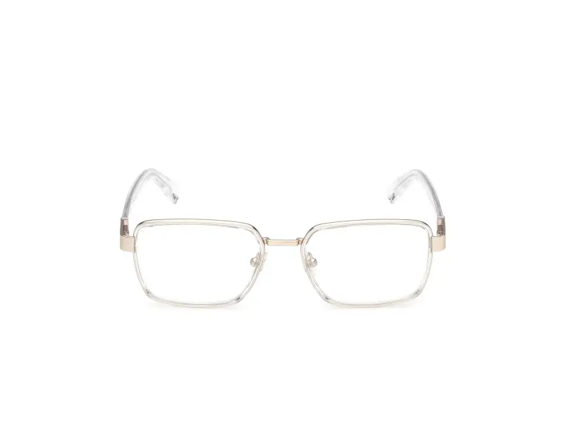 Uomo Guess GU50371 026 Montature da vista Metallo Trasparente Squadrata Normale miniatura 2