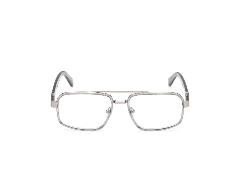 Uomo Guess GU50372 020 Montature da vista Metallo Grigio Squadrata Normale miniatura 2