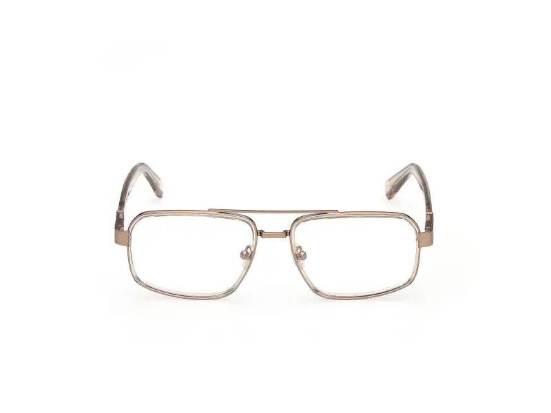 Uomo Guess GU50372 045 Montature da vista Metallo Marrone Squadrata Normale miniatura 2