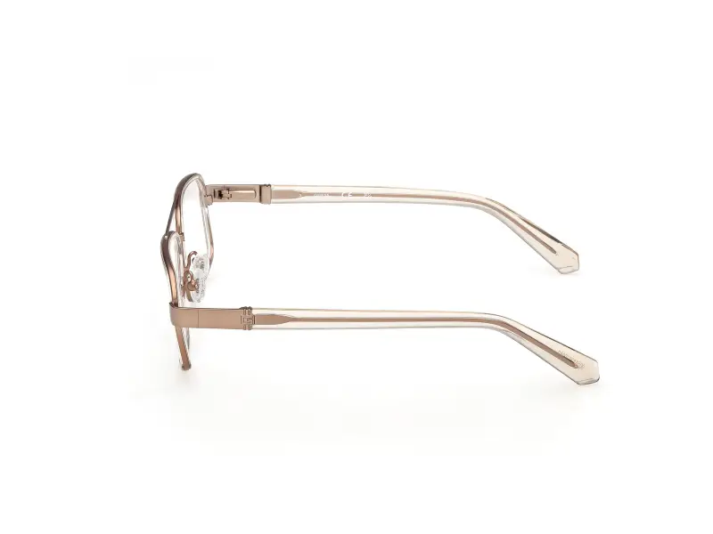 Uomo Guess GU50372 045 Montature da vista Metallo Marrone Squadrata Normale miniatura 3